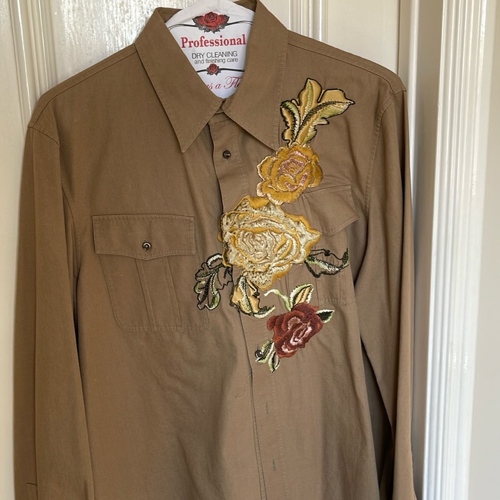 Roberto Cavalli Embroidered Shirt